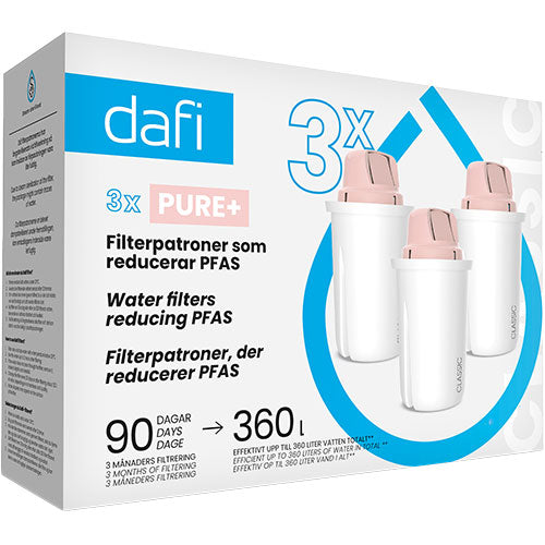 Filterpatroner 3-Pack Pure +, Dafi