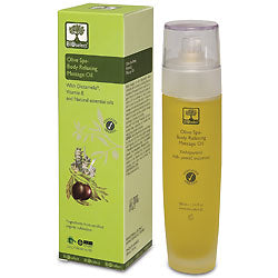 Olive Spa Body Relaxing Massage Oil fra BIOselect