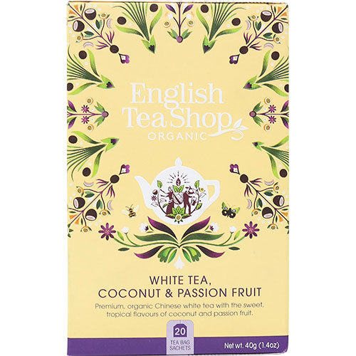 White Tea, Coconut & Passion Fruit Tea Ø – Helsam.dk