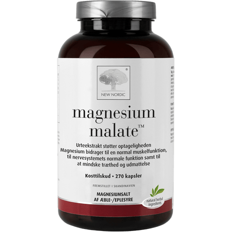 New Nordic Magnesium Malate | 270 kapsler
