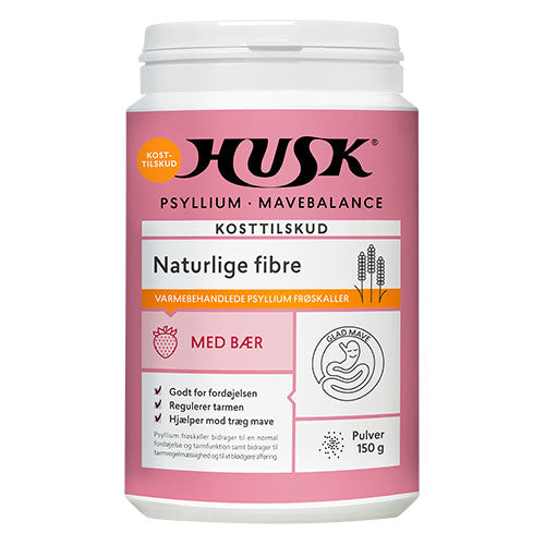 HUSK Psyllium Mavebalance med bær fra Husk