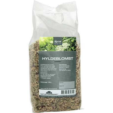 Natur-Drogeriet Hyldeblomst Tørret | 125 g fra Natur-Drogeriet
