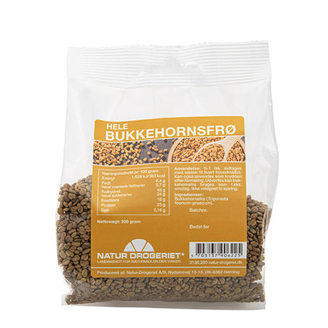 Bukkehornsfrø hele fra Natur-Drogeriet