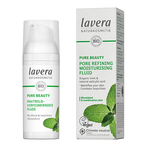 Pore Refining Moisturizing Fluid fra lavera
