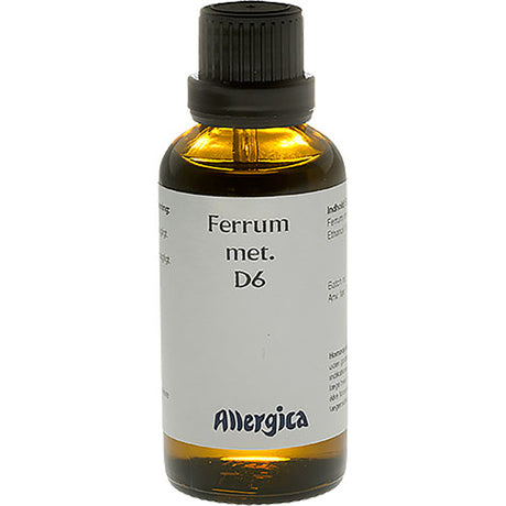 Ferrum met. D6 fra Allergica