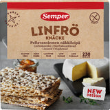Knækbrød hørfrø glutenfri fra Semper