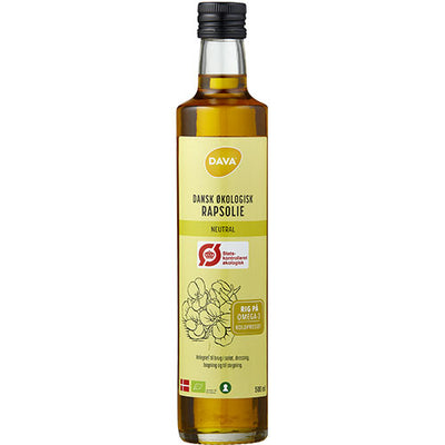 DAVA Økologisk Rapsolie | 500 ml fra DAVA