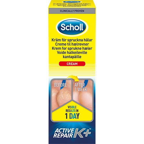 Scholl Heel Crack Cream Act.repair K+ fra Scholl