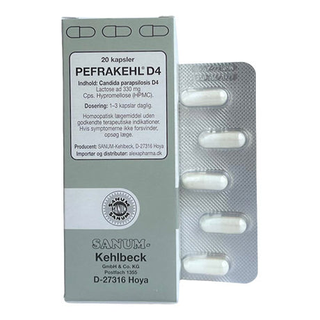 Pefrakehl kapsler D4 fra Sanum