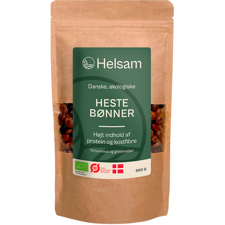 Helsam Hestebønner Økologisk - 300 g | Hele bønner