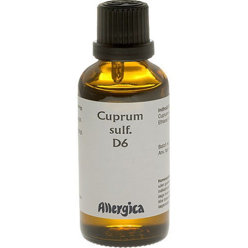 Cuprum sulf. D6 fra Allergica