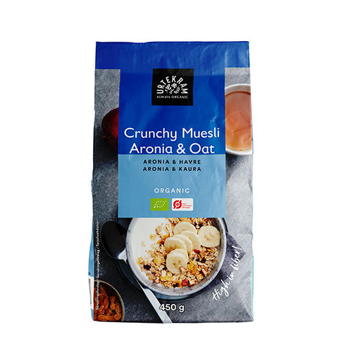 Crunchy Mysli Aronia & Havre Ø fra Urtekram