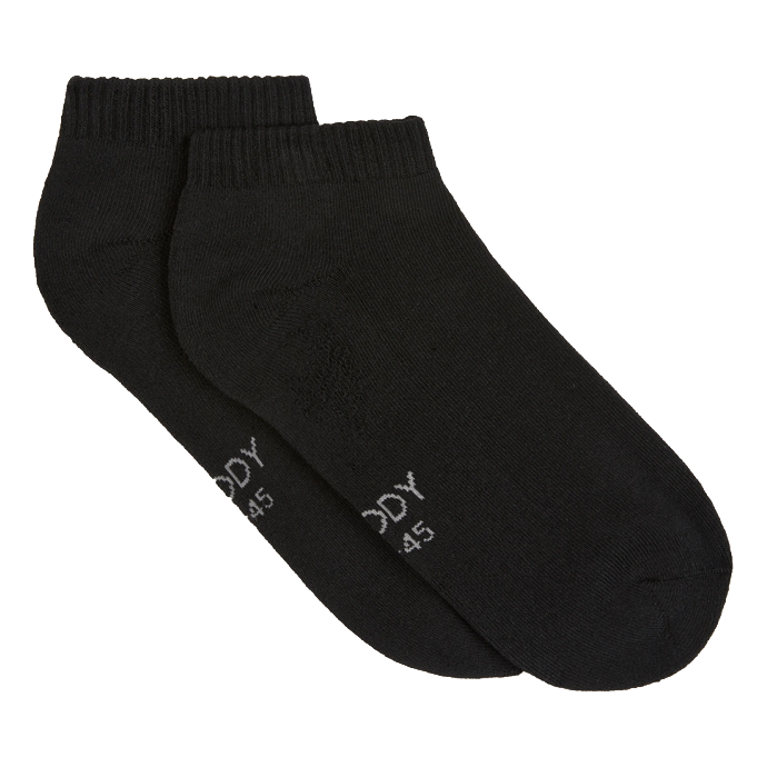 Cushioned Ankle Socks sort str. 40-45 fra Boody