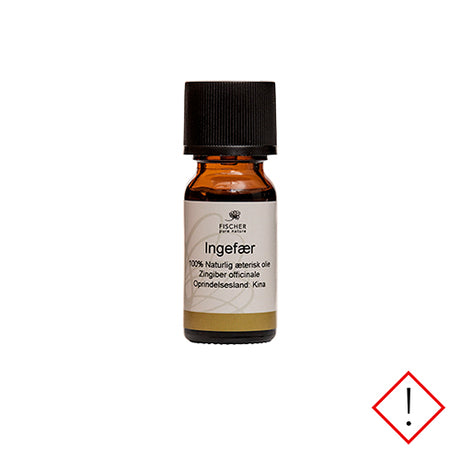 Ingefærolie æterisk fra Fischer Pure Nature