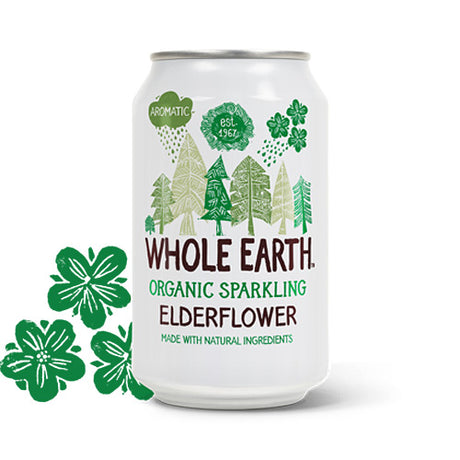 Hyldeblomst sodavand Ø fra Whole Earth
