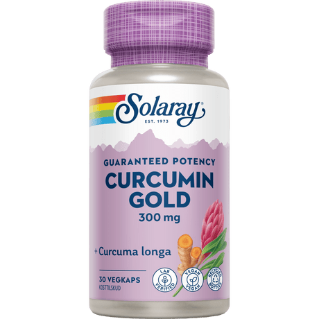 Solaray Curcumin Gold | 30 kapsler