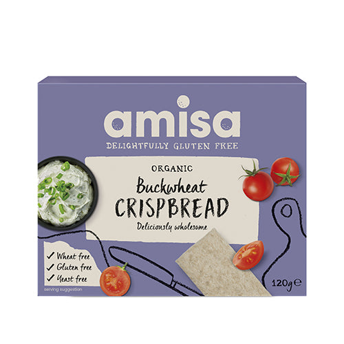 Knækbrød m. boghvede glutenfri Ø fra Amisa