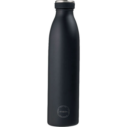 AYA&IDA Drinking Bottle 750ml | Matte Black fra AYA&IDA