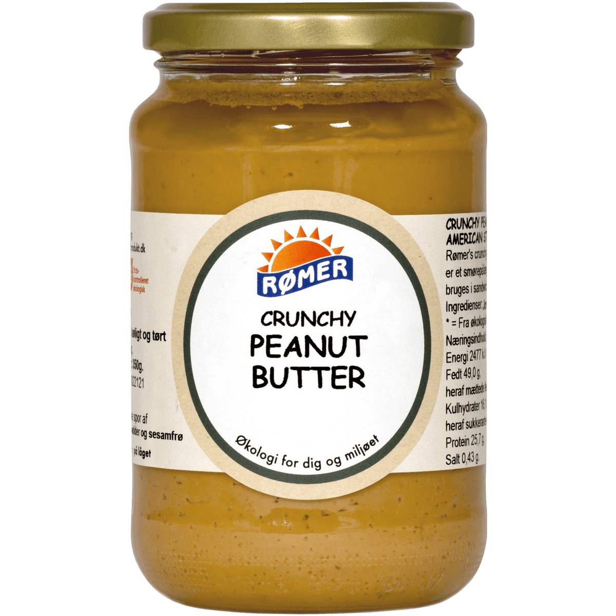Rømer Peanut Butter Crunchy Økologisk | 370 ml