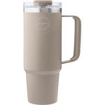 Thermo Cup with Straw Cream Beige