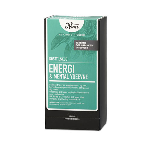Energi & mental ydeevne helsepakke fra Nani