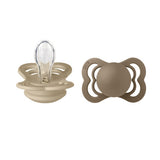 BIBS Supreme Silicone Size 1 Vanilla/Dark Oak fra BIBS