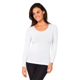 Long Sleeve Top hvid str. L fra Boody
