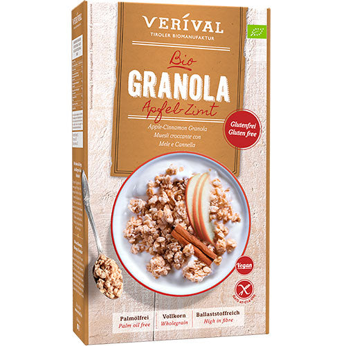 Verival Granola Æble-kanel Økologisk | 325 g fra Verival