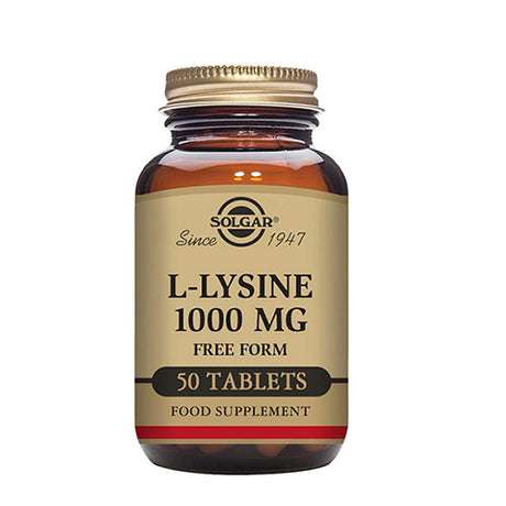 L-Lysine 1000 mg fra Solgar