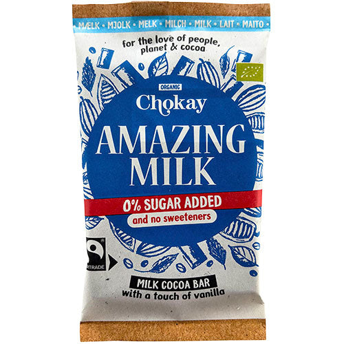Chokay Bar Amazing Milk 39% Økologisk | 70 g fra Chokay