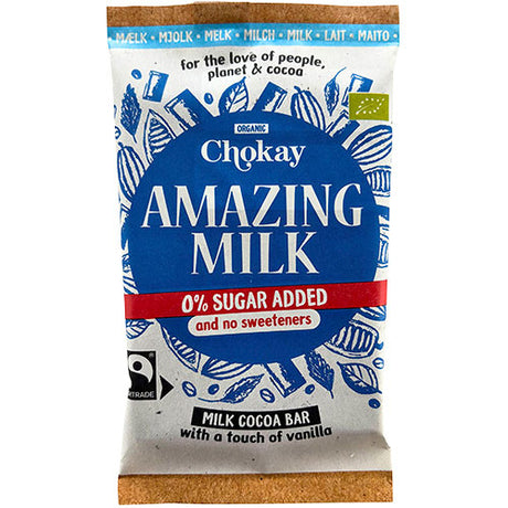 Bar Amazing Milk 39% Ø fra Chokay