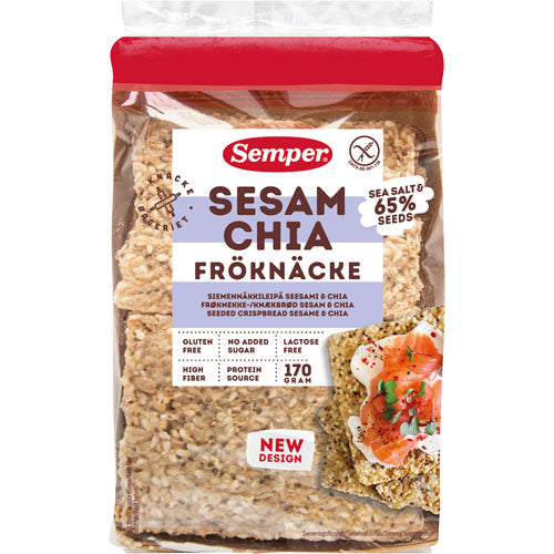 Knækbrød Sesam & Chia fra Semper