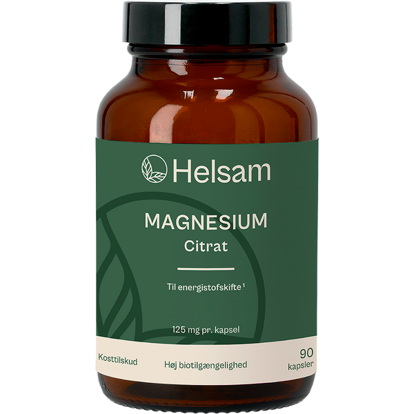 Helsam  Magnesium | Citrat - 90 kapsler
