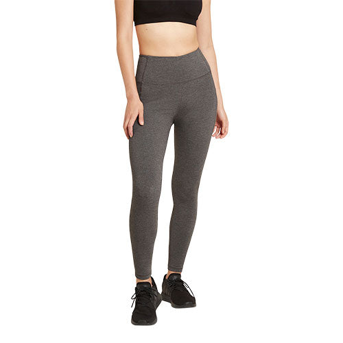 Full-Length High-Waist Tights Dark Marl str. S fra Boody
