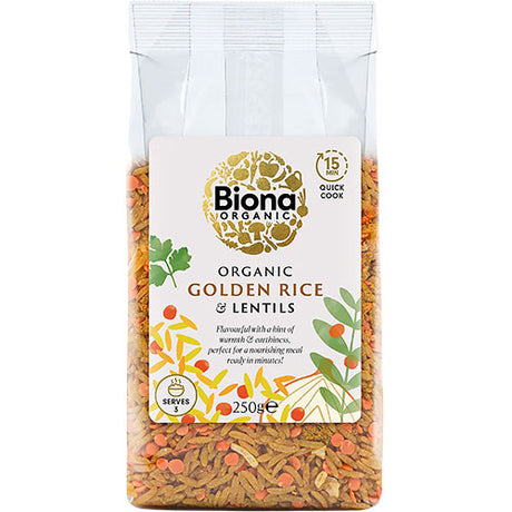 Ris/linse blanding m. karry Ø fra Biona Organic