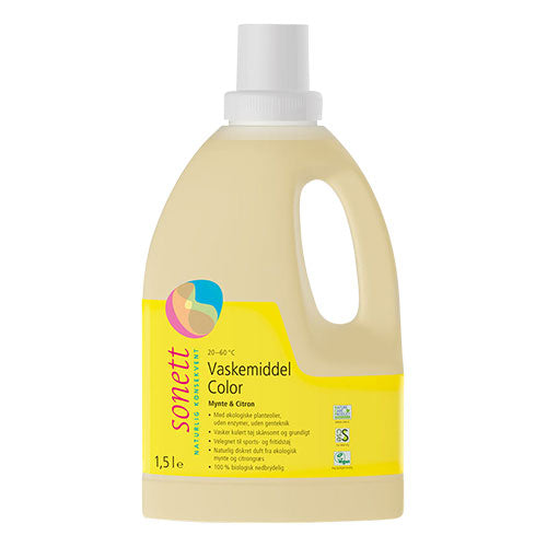 Vaskemiddel color mynte & fra Sonett