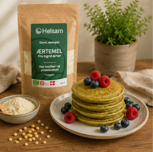 Helsam Ingrid ærter økologisk - 300 g | Ærtemel fra Helsam