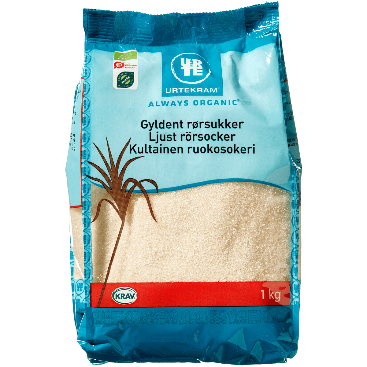 Urtekram Rørsukker Brasilien Økologisk | 1 kg