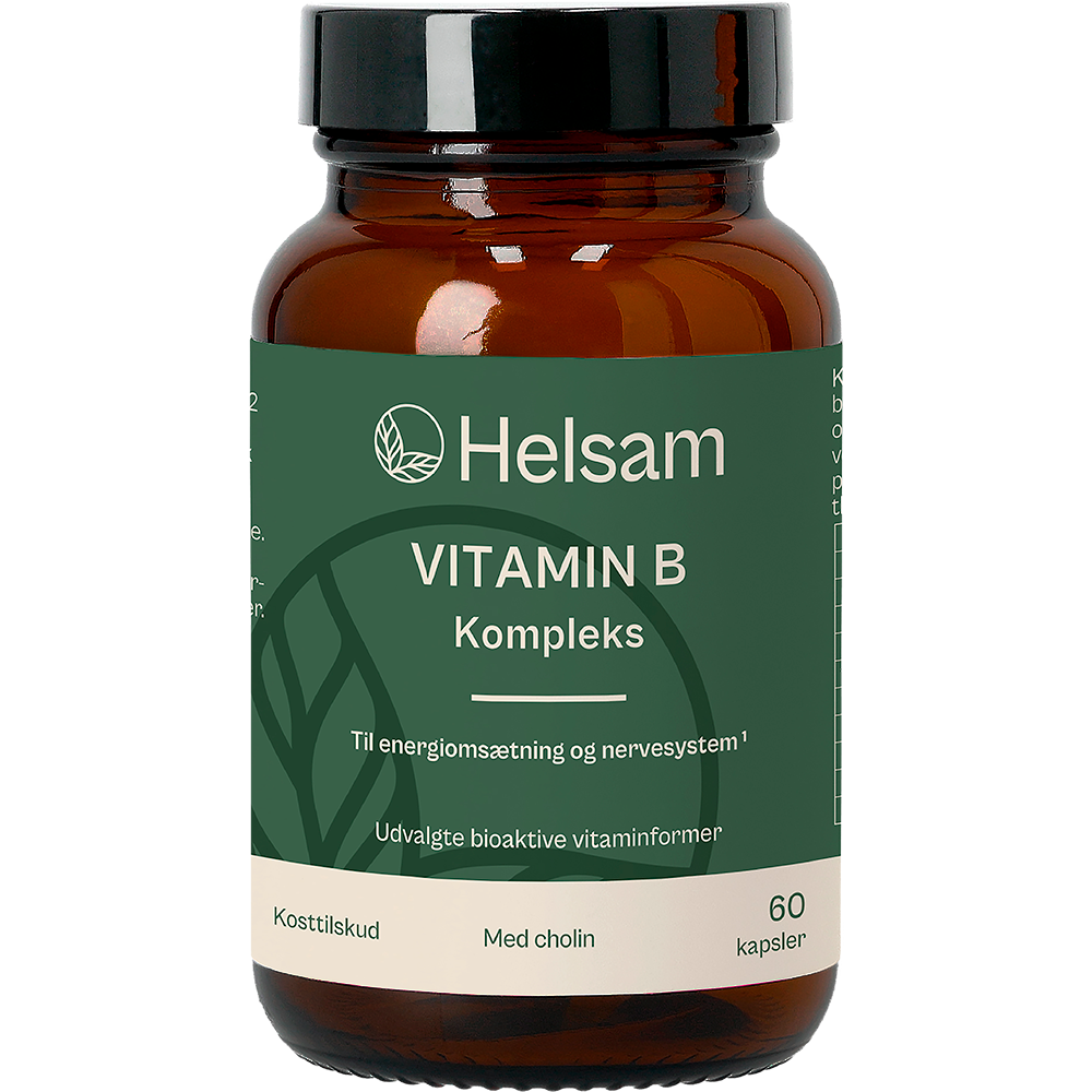 Helsam Vitamin B-Kompleks | 60 kapsler fra Helsam