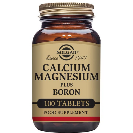 Calcium - Magnesium plus bor fra Solgar