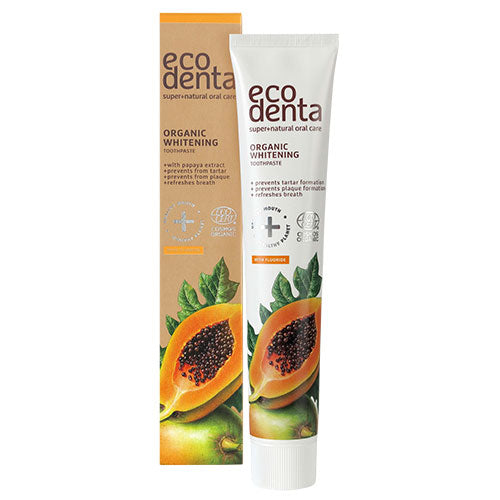 Tandpasta whitening m. papaya fra ecodenta