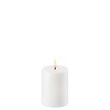 LED Bloklys, Nordic white, Smooth, 7,8x10 cm fra Uyuni lighting