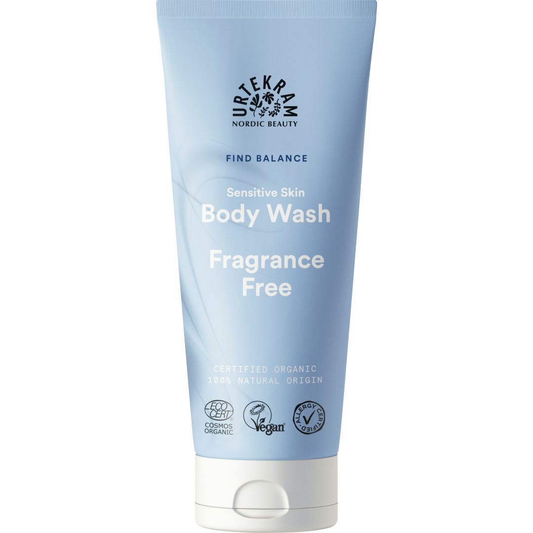 Body Wash - Fragrance Free - Sensitive Skin | 200 ml fra Urtekram