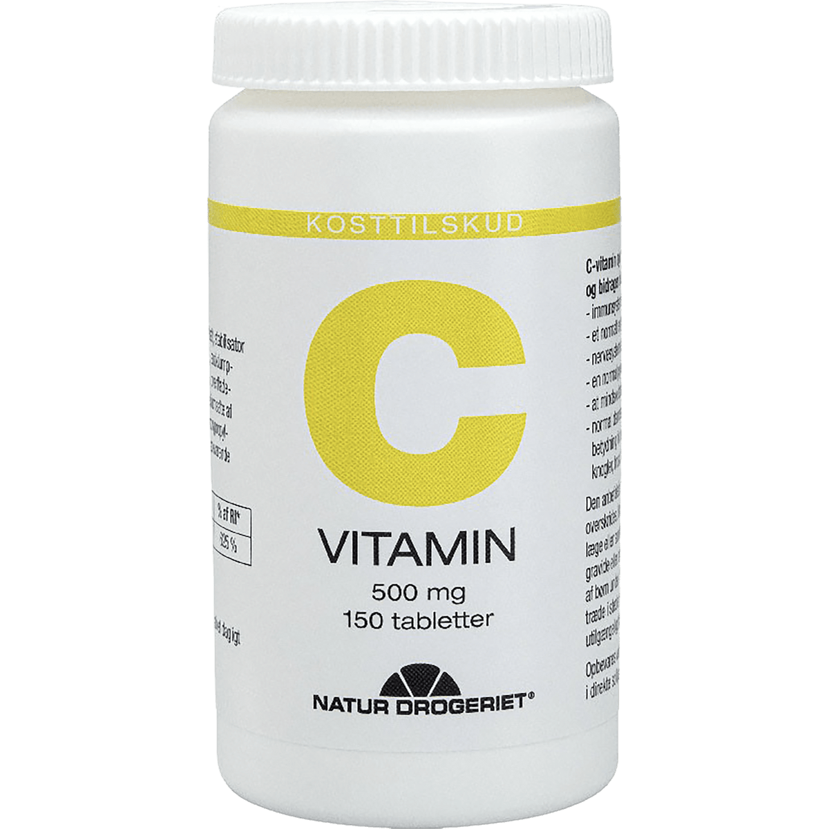 Natur-Drogeriet C Vitamin 500 Mg | 150 tabletter fra Natur-Drogeriet