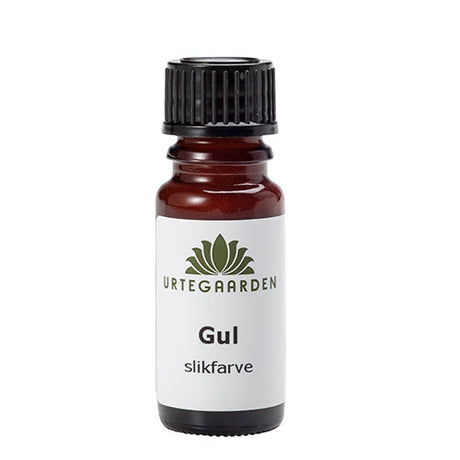 Gul slikfarve fra Urtegaarden