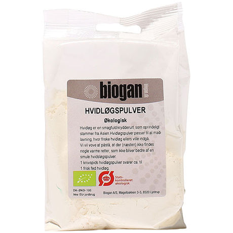 Hvidløgspulver Ø fra Biogan