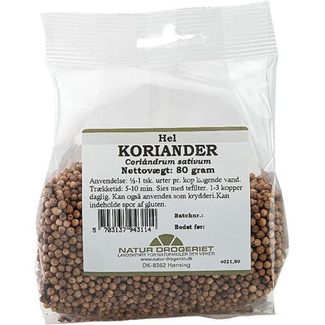 Koriander hel fra Natur-Drogeriet