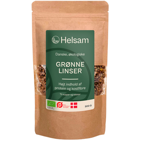 Helsam Grønne Linser Økologisk | 300 g