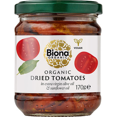 Soltørrede tomater i olie Ø fra Biona Organic