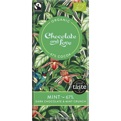 Chokolade Mint 67% Økologisk 